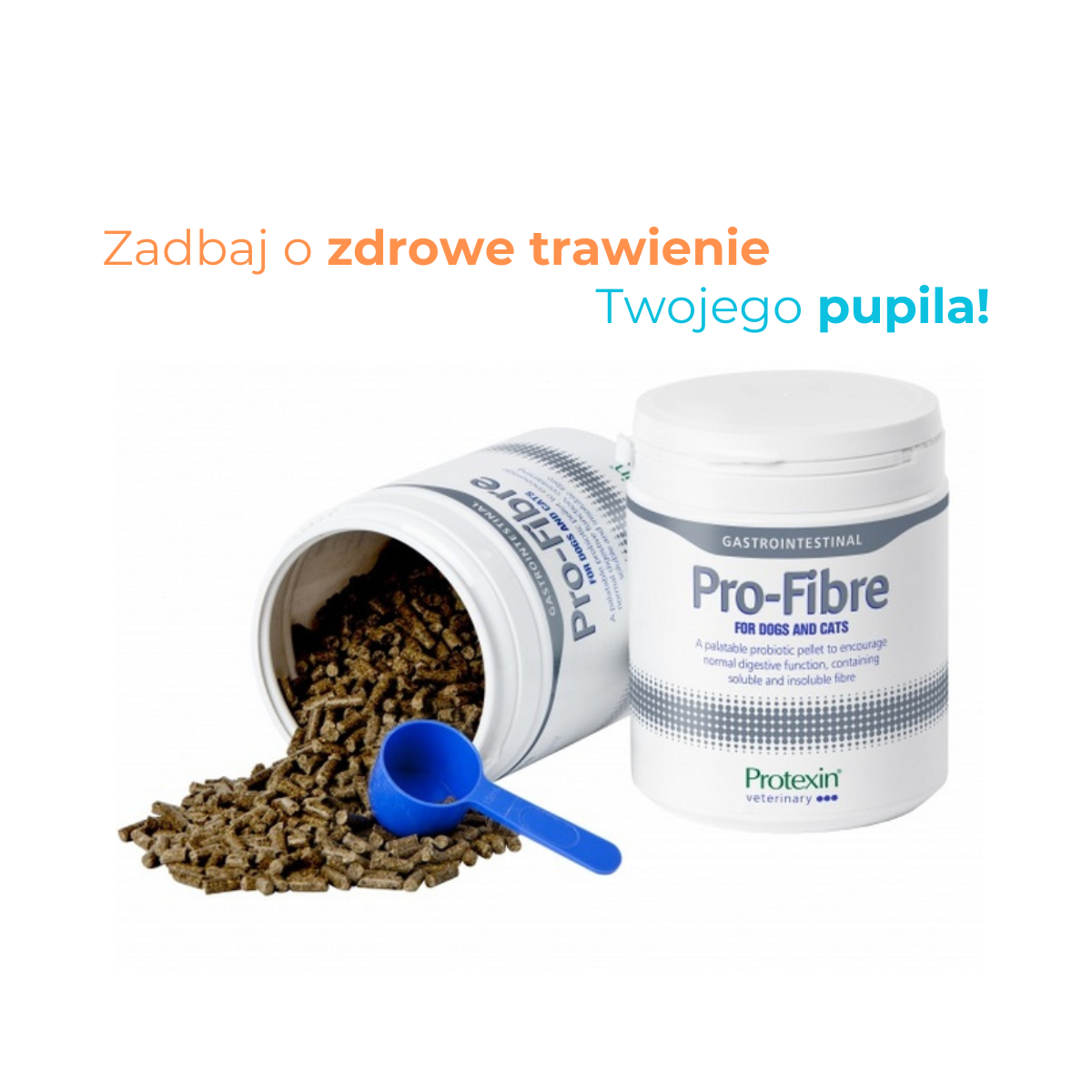 Pro-Fibre – Błonnik z probiotykiem dla psów i kotów | granulat 500 g