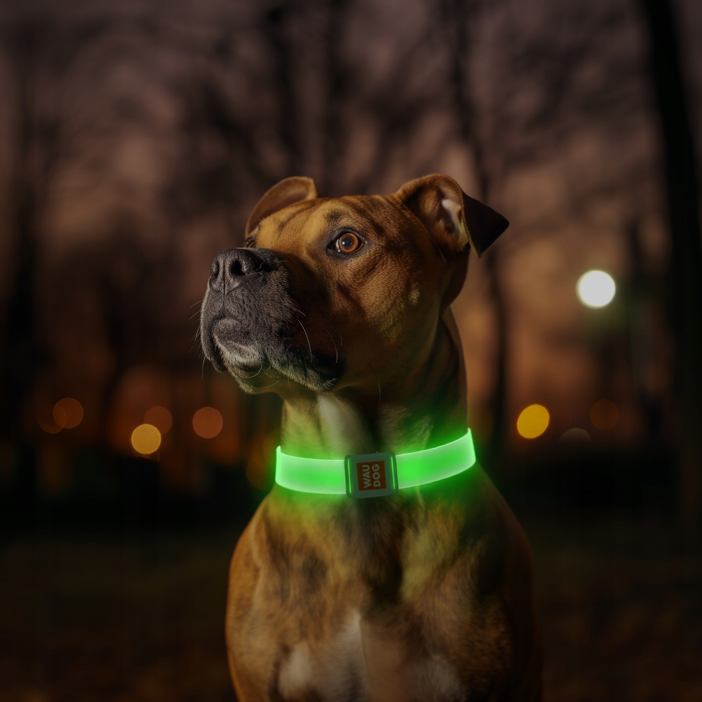 Waudog Obroża dla psa silikonowa świecąca LED r. L 60 cm - obrazek 3