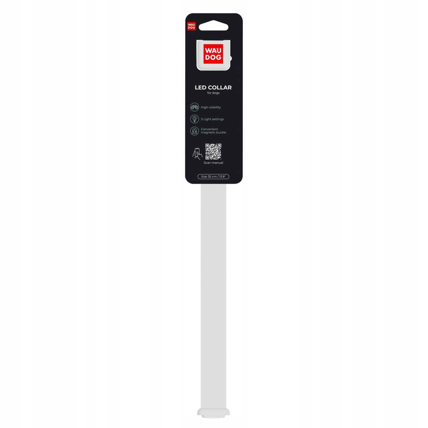 Waudog Obroża dla psa silikonowa świecąca LED r. L 60 cm - obrazek 7